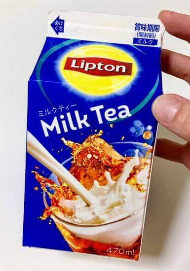 リプトンのミルクティー