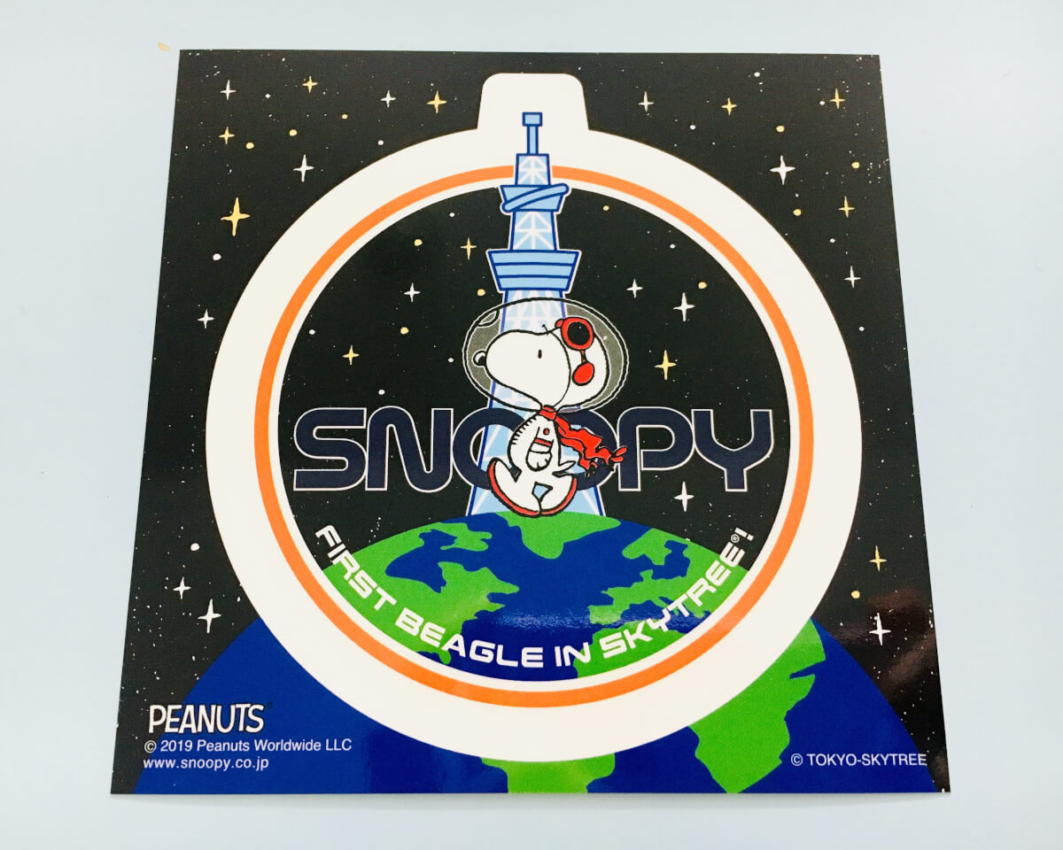スヌーピーのステッカー