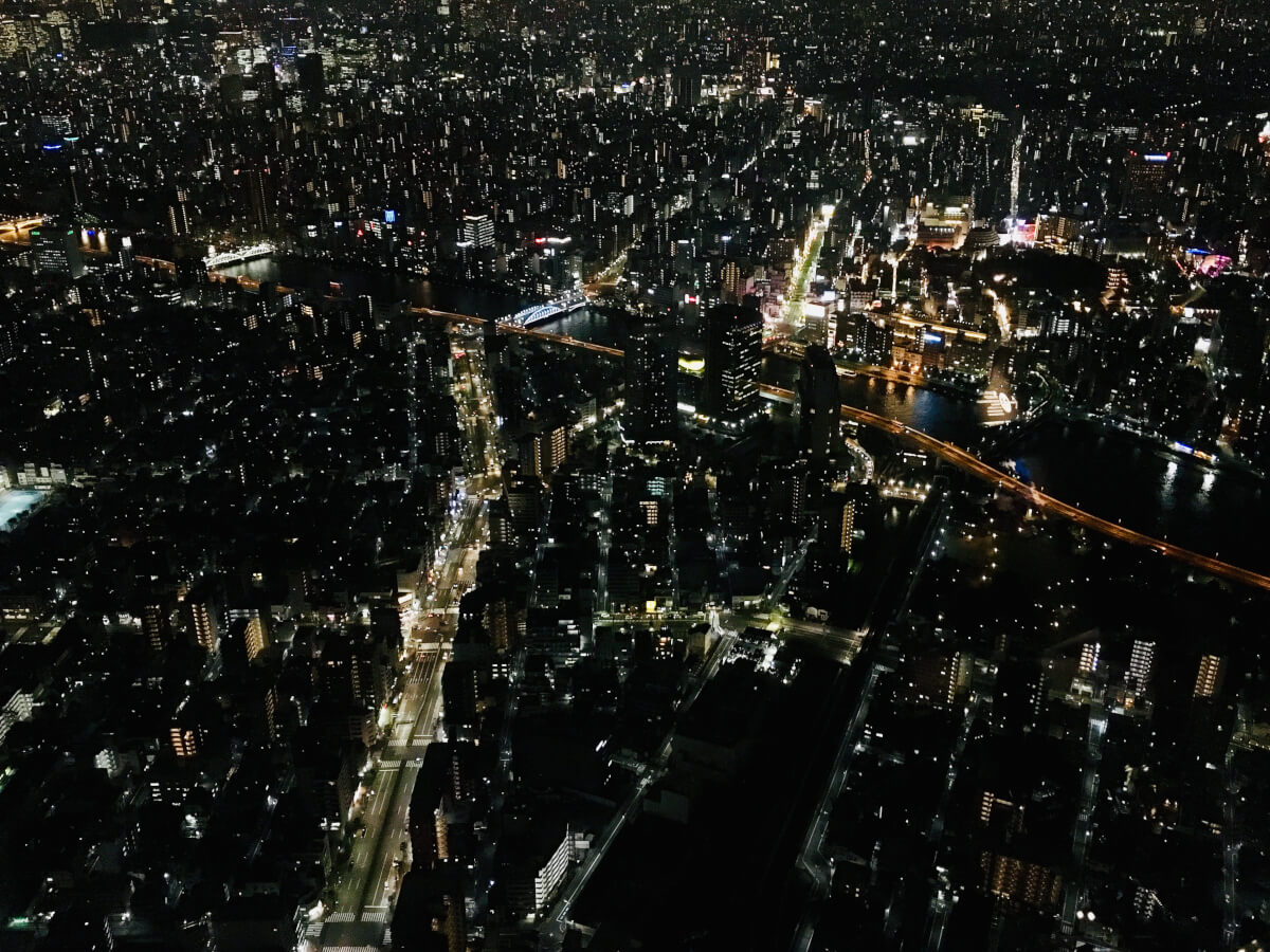 スカイツリーの夜景