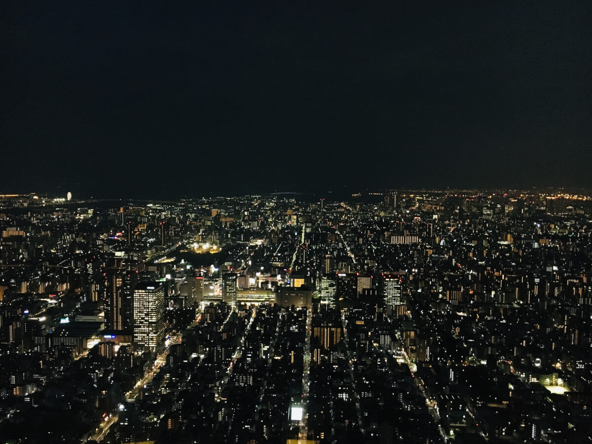 スカイツリーの夜景