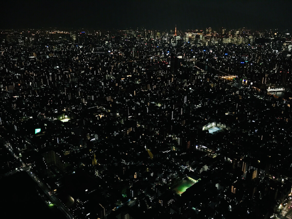 スカイツリーの夜景