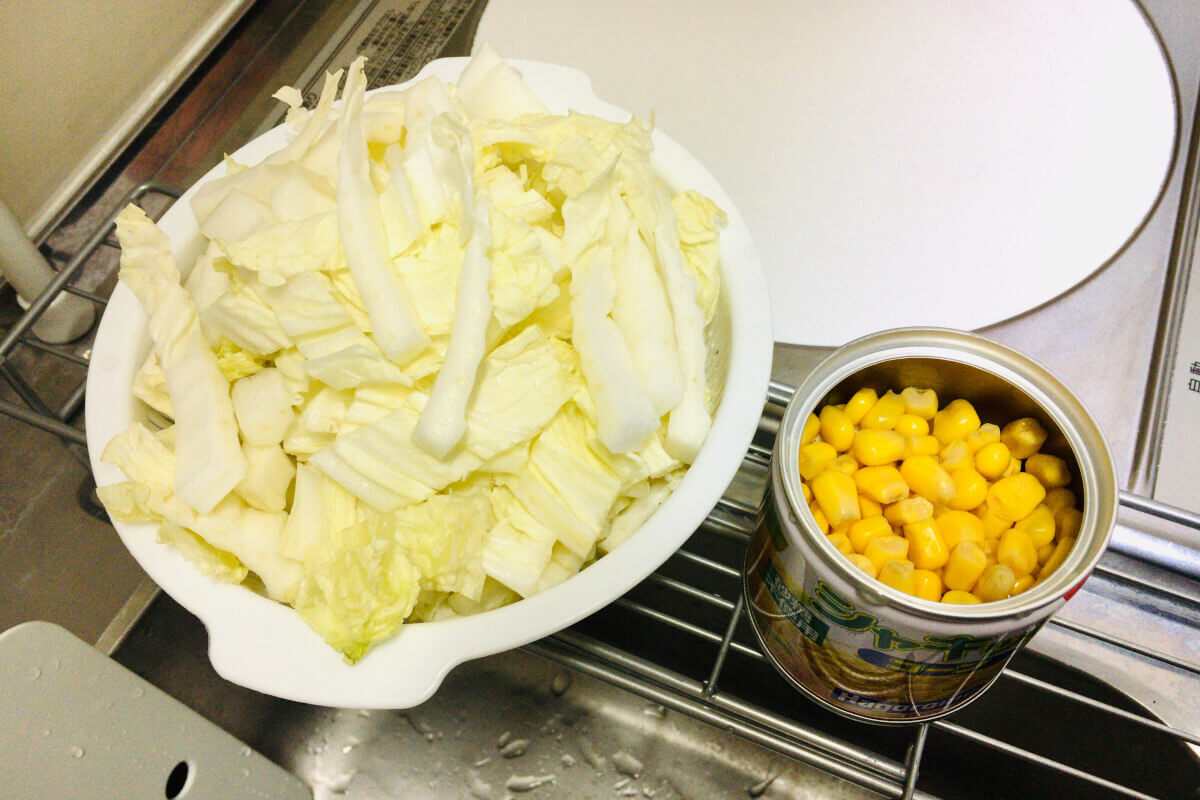 白菜のミルクスープ