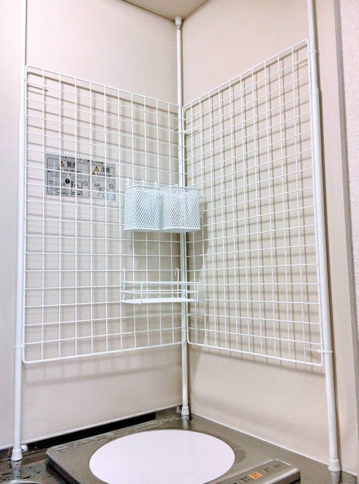 ダイソーのカゴを設置してみた